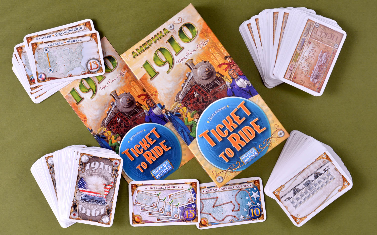 Компонент Ticket to Ride: Америка 1910